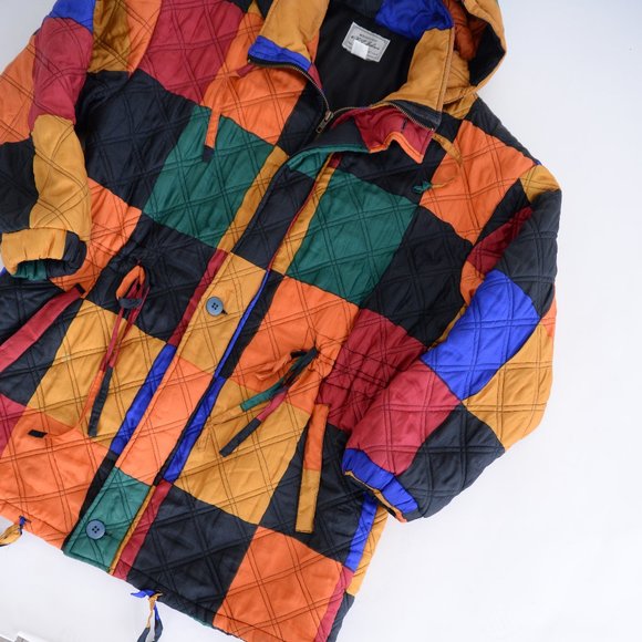 Colorful Patchwork Utility Jacket - Picture 6 of 15
